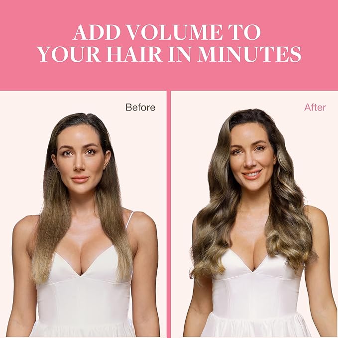 GOO GOO Clip in Hair Extensions Real Human Hair, Remy Human Hair Extensions Clip ins for Women, Natural Human Hair, 16inch 150g 9Pcs, 4/26/4 Balayage Chocolate Brown to Honey Blonde