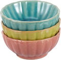 3Pcs Ceramic Essential Oil Bowls 2.83 Inch Spa Mixing Dishes for Aromatherapy Facial Mask and Hair Color Treatments Smooth Finish Salon Color Bowls
