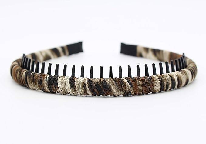 Fashion Comfy Headbands - Short Hair Bands (Teeth Comb,Hoop) - Not Easy To Break (4 Colors)