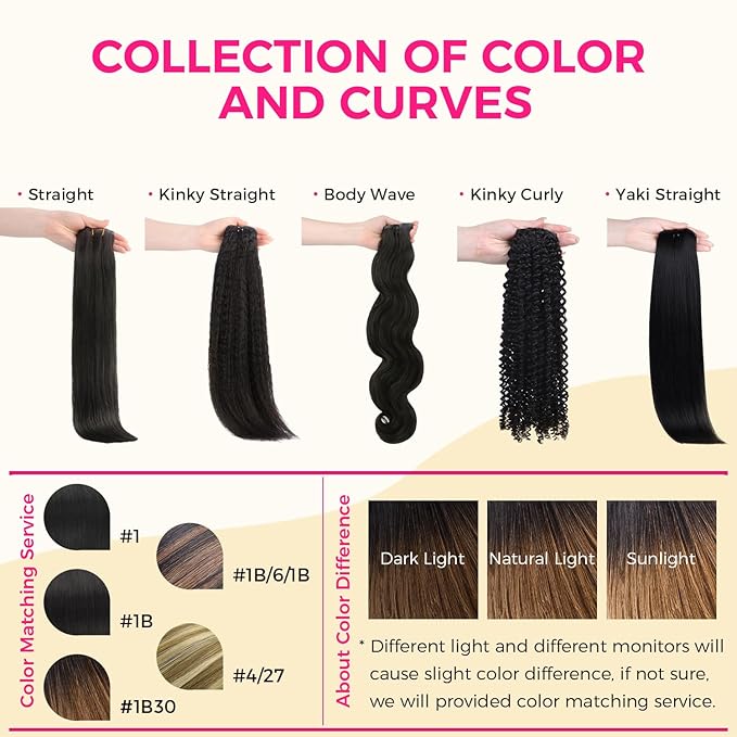 Lashey Seamless Clip in Hair Extensions Human Hair 14 Inch 110g 7pcs Yaki Straight Ombre Natural Black to Medium Auburn Clip in Hair Extensions with Soft PU weft