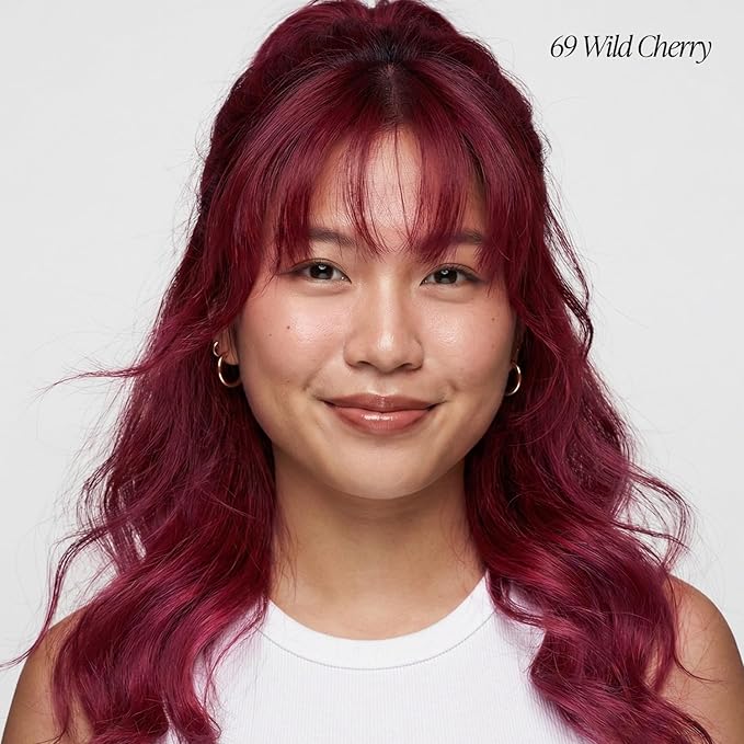 Adore Semi Permanent Hair Color (069 Wild Cherry) | Vegan & Cruelty-Free Red Hair Dye | No Ammonia, No Peroxide, No Alcohol | 4 Fl Oz Each (Pack of 2)