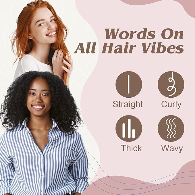 Mini Boar Bristle Hair Brush - Boar & Nylon Bristle Small Brush for Women Kids Long Short Hair to Smooth Add Shine - Travel Size Hair Brush for Purse,Pocket, Black