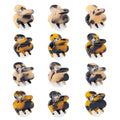 Cobahom 12Pcs 0.79 Inch Extra Small Claw Clips for Thin Thick Hair, Super Mini No-Slip Jaw Clips for Hair Styling, Tortoiseshell Small Hair Accessories for Women Girls