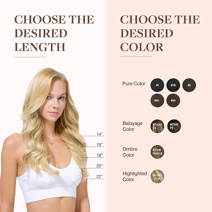 GOO GOO Clip in Hair Extensions Real Human Hair, Remy Human Hair Extensions Clip ins for Women, Natural Human Hair, 22inch 110g 7Pcs, 18A/613A Dark Blonde Highlighted Bleach Blonde