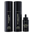 Caldera + Lab The Hair Care System | Men’s Bundle for Healthier, Fuller Hair, Scalp-Focused & Sulfate-Free – Shampoo, Conditioner & Serum Set, Dermatologically Tested