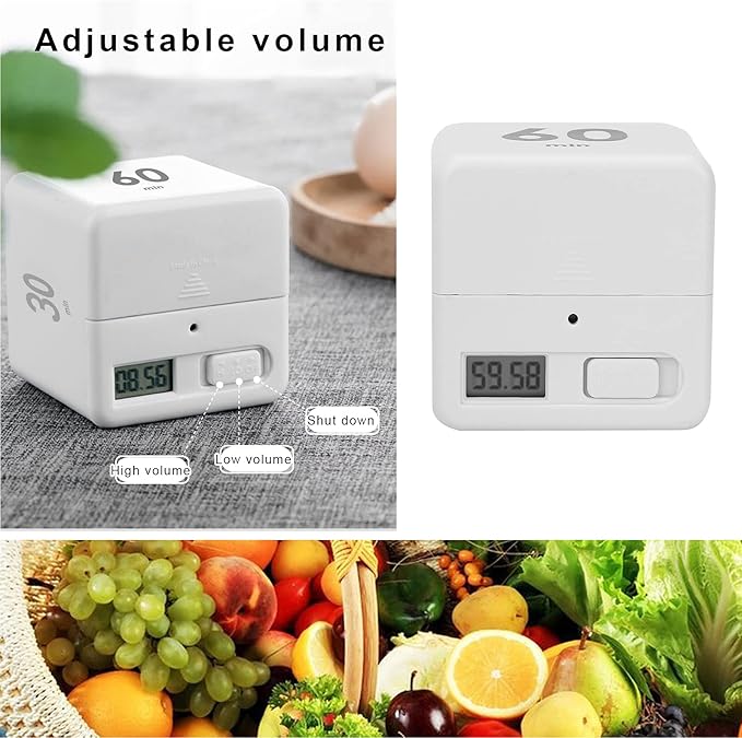 Pilipane Professional Beauty Salon Flip Timer Time Management Block Timer Countdown Reminder for Learning Hair Color Processing, Kitchen Timer, Cooking, Baking (15 20 30 60Minter), Kitchen Timer, P