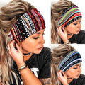 Boho Headbands Wide Knot Hair Band Elastic Turban Head Band Stretch Twist Head Wraps Fashion Hair Accessories for Women 3 Pcs (Set A)