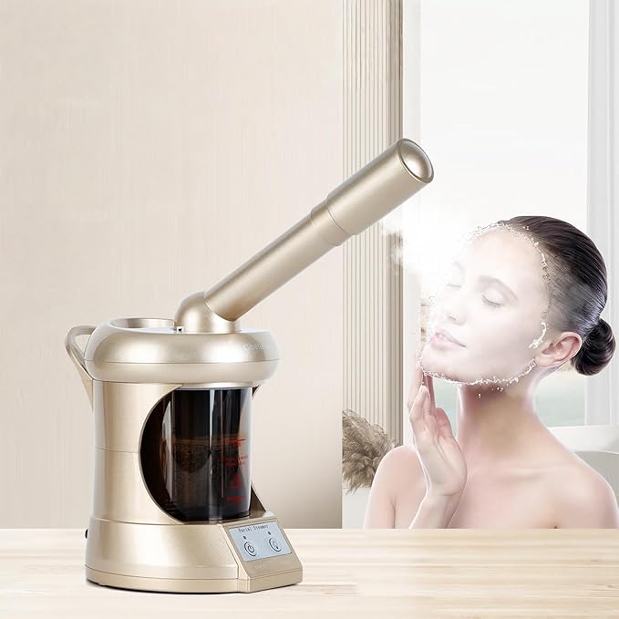 Professional Facial Steamer,Portable Type, high Water Mist Density, Face Steamer for Facial Deep Cleaning, Steamer for Facial for Personal Care or Spa, Moisturizing and Hydrating.
