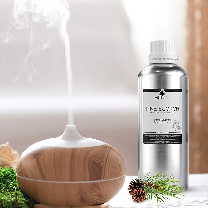 VINEVIDA Pine Scotch Essential Oil - 32 oz - DIY Candle Scents & Bulk for Soap Making