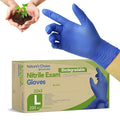 Jointown Biodegradable Nitrile Exam Gloves, Disposable Medical Surgical Gloves, Violet Blue Nitrile Glove, Latex Free, Food Safe, 200 Count, Large