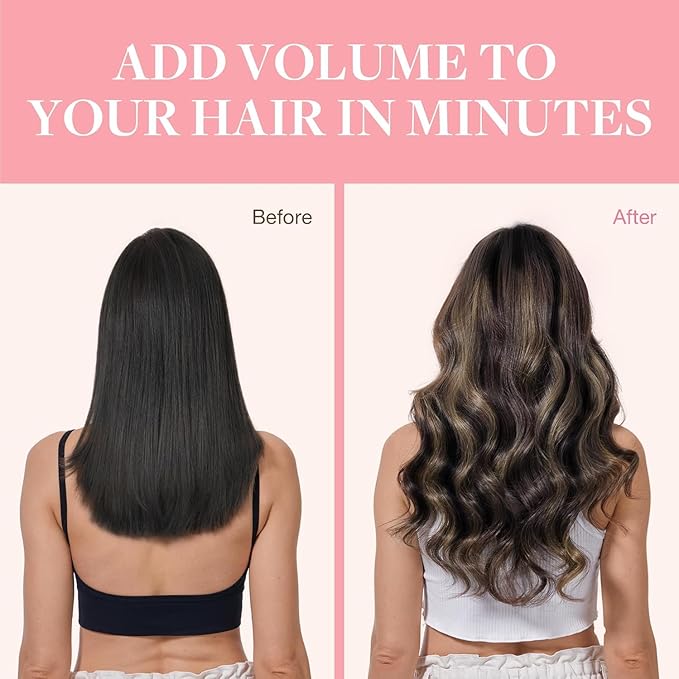 GOO GOO Clip in Hair Extensions Real Human Hair, Remy Human Hair Extensions Clip ins for Women, Natural Human Hair, 20 Inch 160g 7Pcs, 1B/16/1B Balayage Natural Black to Light Blonde