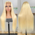 VIPbeauty 613 Lace Front Wig Human Hair Blonde 13X6 HD Transparent Lace Front Wigs for Women 200 Density Blonde Glueless 20 Inch HD Straight Lace Frontal Wigs Human Hair Pre Plucked