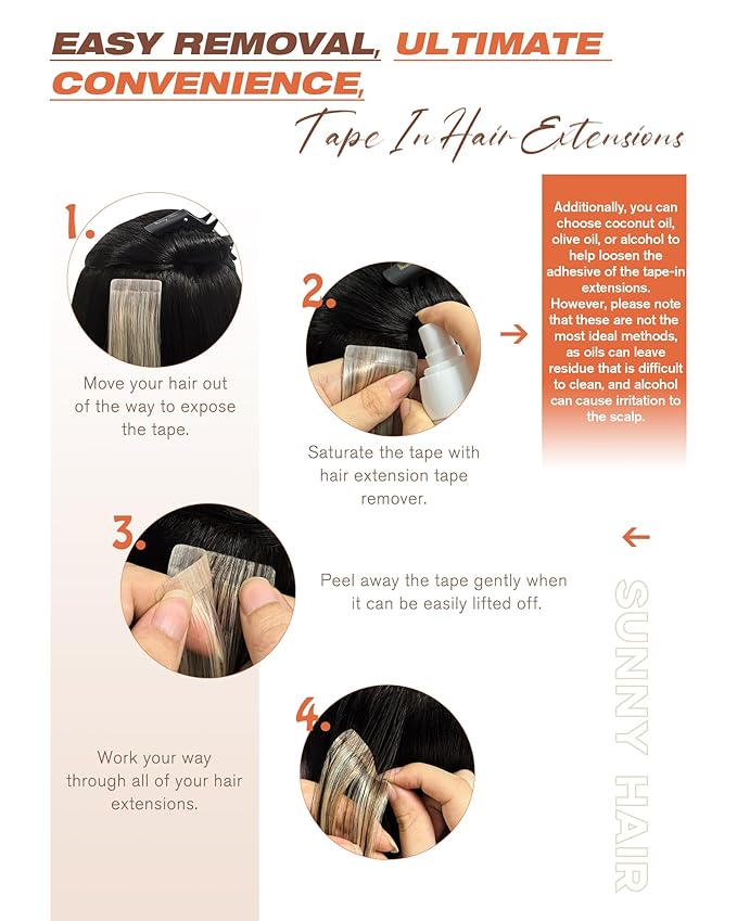 Sunny Hair Tape in Hair Extensions Human Hair, 12inch 40Pcs Auburn Brown Human Hair Tape in Extensions Remy Invisible Tape ins Human Hair Extensions Straight