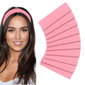 Styla Hair Headbands for Women Stretch Fashion Head Bands 10 Pack Non-Slip Head Wraps Great for Spa, Sports, Yoga, Pilates, Running, Gym Headband, Workouts (Pink)