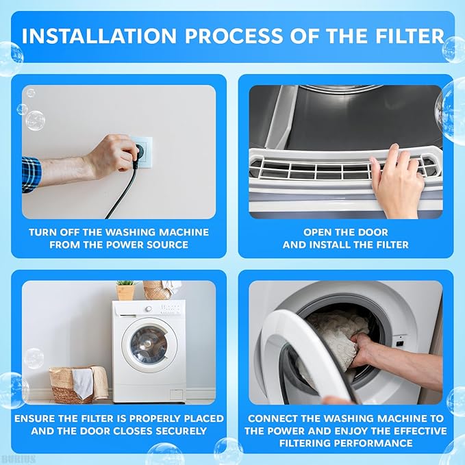 Upgraded D510502W AP6284689 510502W Dryer Filter Replacement - Speed Queen Dryer Lint Filter Cover Lint Trap for Dryer Vent Speed Queen Dryer Parts - Amana Dryer Lint Screen Replacement Dryer Cover