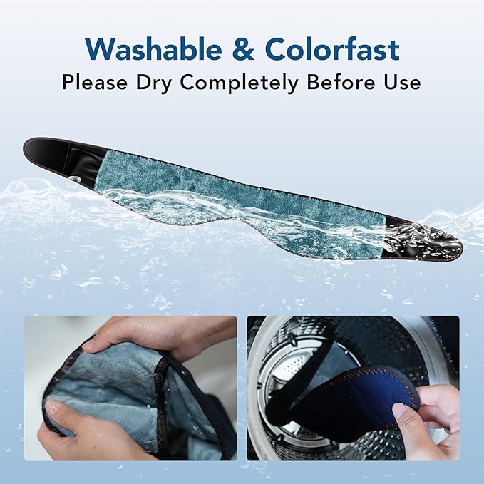 Heating Pad for TMJ Relief, USB Electric Washable Jaw Heating Pad with 3 Heat and 4 Time Settings for Jaw Chin Wisdom Teeth Issues, Oral and Facial Surgery (Blue)
