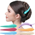 RC ROCHE 6 Pcs Duck Bill Alligator Hair Clips for Women Sectioning Flat Claw Long Thick Hair Inner Teeth Curved Styling Jaw Strong Secure Grip Salon, Large Pastel Multicolor