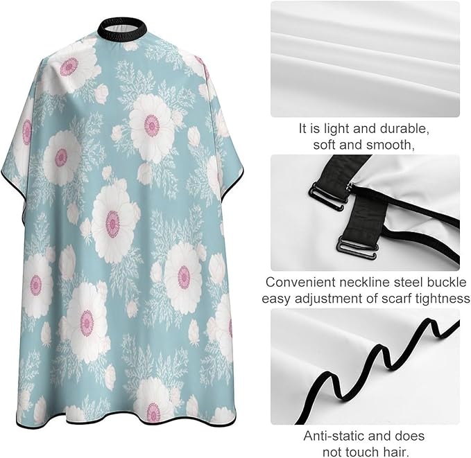 Barber Cape Waterproof Lining Anti Static Design for Salons/Home Use