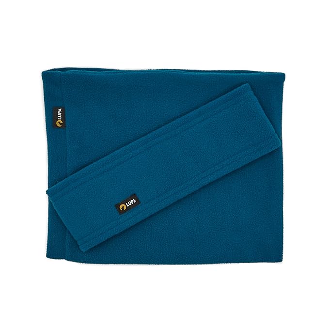 Lupa Handmade Unisex Triple-Layer Micro Fleece Headband - Headband Ear Warmer - Ear Warmers for Women & Men - Ears Cover (Teal)