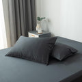 Bella Coterie | Luxury Bamboo Viscose King Size Pillowcase Set | 100% Organically Grown | Ultra Soft | Cooling | 2 Pcs [Charcoal Grey]