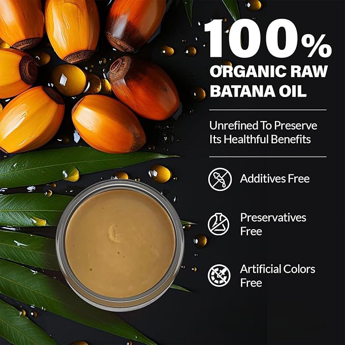 Dr.Healdy Batana Oil for Hair Growth and Nourishment-100% Raw Unrefined Batana from Honduras,Strengthens, Moisturizes, Reduces Hair Fall(120ML,4.06FL.OZ)