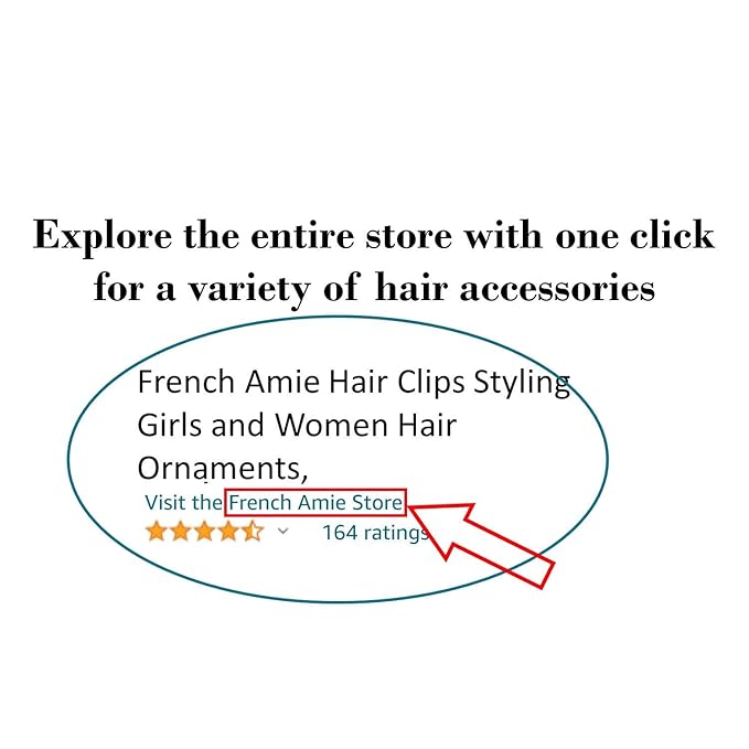 French Amie Clic Clac Large Handmade Celluloid Acetate Set of 2 Snap Hair Clips No Slip Side Slide-in Barrette for Women and Girls (White Tokyo)