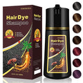 Deep Burgundy Hair Dye Shampoo Red, Instant Dye Shampoo for Gray Hair for Women Men, Best Hair Coloring Shampoo for Painting Hair, 3-in-1 Color Shampoo Hair Dye in Minutes, Champu Para Pintar el Pelo