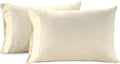 Lane Linen 100% Organic Cotton King Size Pillow Cases Set of 2 (20"x36") - Pillow Cases King Size - Certified Organic Cotton Pillowcases - King Pillow Cases Set of 2 - Soft Pillow Cases - Natural