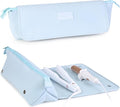 BAREFOOT CARIBOU Hair Tools Travel Bag and Heat Resistant Mat for Flat Irons, Straighteners, Curling Iron, and Haircare Accessories, 2-in-1 design, with Interior Pockets, Portable Organizer