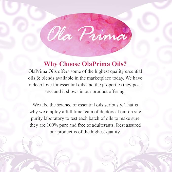 Ola Prima Frankincense Essential Oil 4oz – Frankincense Therapeutic Essential Oil 4 Fluid Ounces