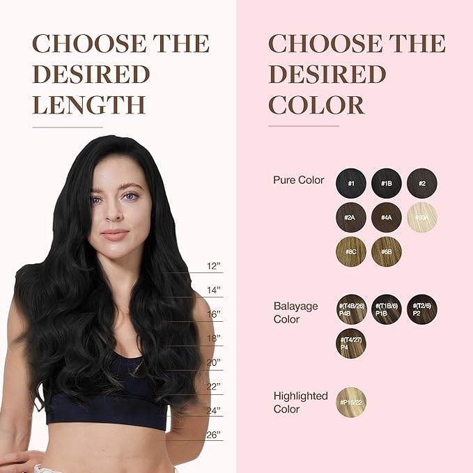 GOO GOO Clip in Hair Extensions Real Human Hair, Remy Human Hair Extensions Clip ins for Women, Natural Human Hair, 18inch 150g 9Pcs, 1 Jet black