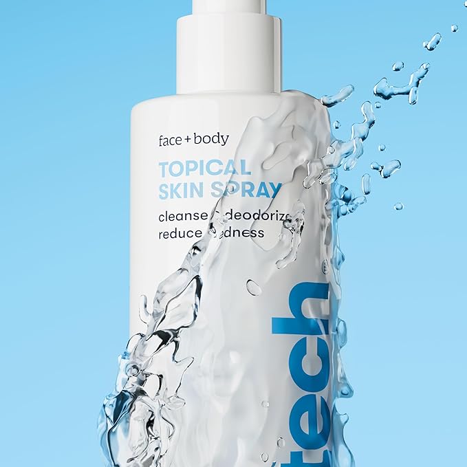 BRIOTECH Topical Skin Spray, Hypochlorous Acid Spray for Sensitive Skin, HOCl Facial Mist, Full Body Support Against Irritation, Calm Redness, Soothe Foot & Scalp, 2 oz Travel Size