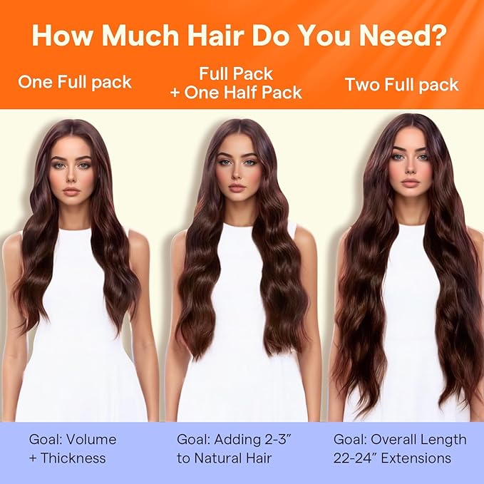 Full Shine Human Hair Extensions Clip ins Balayage Blonde 22 Inch Human Hair Clip in Extensions Golden Brown Ombre Remy Hair Extensions for Fine Hair 7 Pcs 120 G