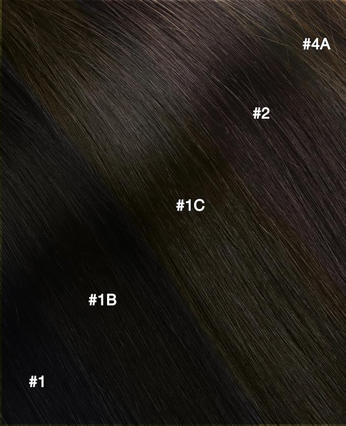 GOO GOO Invisi Edge Tape in Hair Extensions Human Hair, 2/6/2 Balayage Dark Brown to Chestnut Brown, 20pcs 18inch 50g, Virgin Remy Hair, Seamless Injected Tape, Natural Look