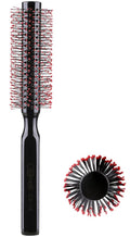 PERFEHAIR Small Round Hair Brush for Blow Drying with Soft Nylon Bristles-Wooden Handle, 1.5 inch