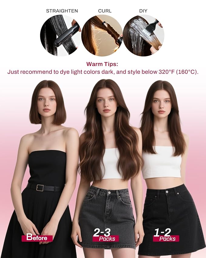Moresoo Clip in Hair Extensions Blonde Highlights Ash Blonde with Bleach Blond Human Hair Clip in Extensions Straight Double Weft 120g/7pcs 20 inch