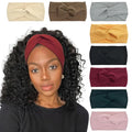 Elastic Knotted Headbands for Women Criss Cross Head Bands for Women's Hair Non Slip Boho Wrap Twisted Hair Accessories