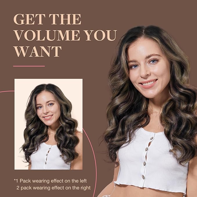 GOO GOO Clip in Hair Extensions Real Human Hair, Remy Human Hair Extensions Clip ins for Women, Natural Human Hair, 22inch 150g 9Pcs, 1B/16/1B Balayage Natural Black to Light Blonde