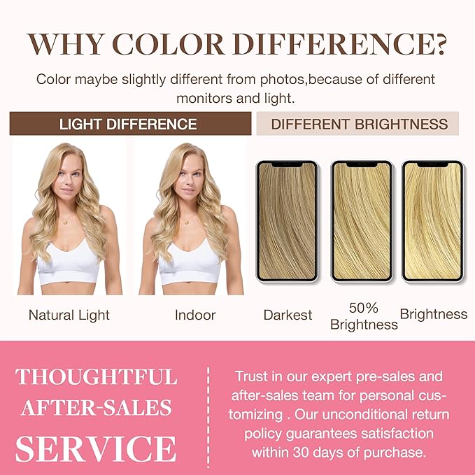 GOO GOO Clip in Hair Extensions Real Human Hair, Remy Human Hair Extensions Clip ins for Women, Natural Human Hair, 22inch 160g 7Pcs, #16/22 Light Blonde Highlighted Golden Blonde