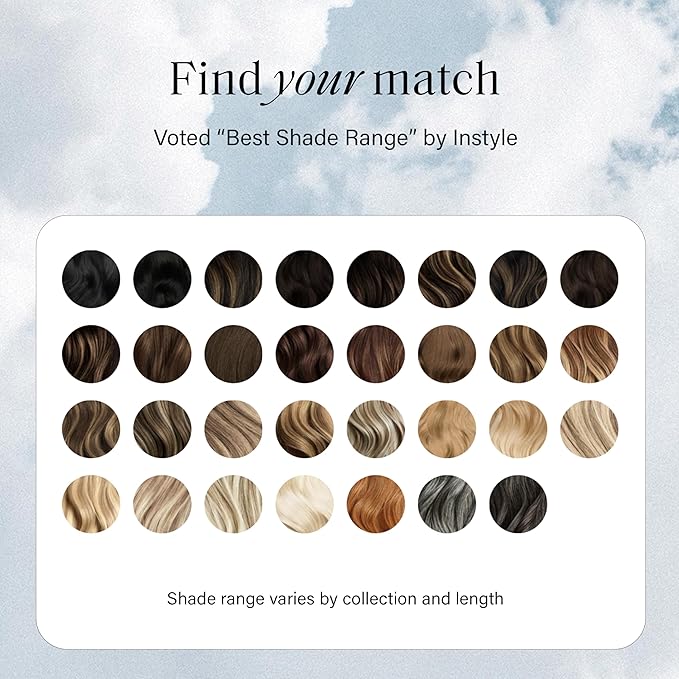 Luxy 100% Remy Human Hair – Halo Clip-In Hair Extensions –Natural Looking Volume & Length - One-Piece - Easy 5-Min Application 150 grams 12" Beige Blonde Balayage