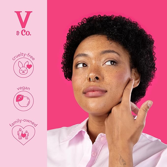 Bundle of V&Co. Beauty Curly Pop Curl Defining Shampoo, Conditioner, and Cream Hair Care with Peptides, Amino Acids & Jojoba Oil for Hydration, Frizz Control & Healthy Curls