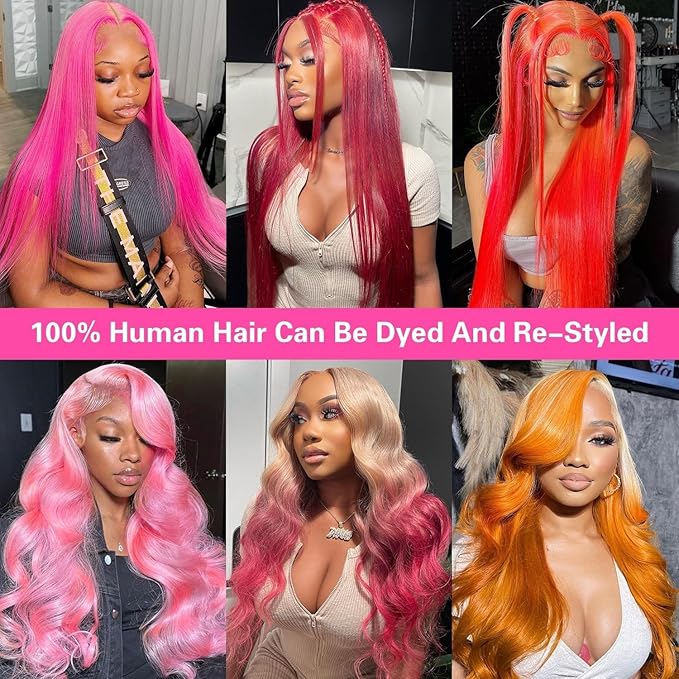 613 13x6 Lace Front Wig Human Hair 30 Inch 200 Density 613 Wig HD Transparent Lace 613 Human Hair Wig Body Wave Blonde Lace Front Wigs for Women