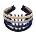 Fashion Headbands for women Girls Non-slip hair band Comfy Headband Hair Hoop Resin teeth Comb Hair Accessories (4 Colors)