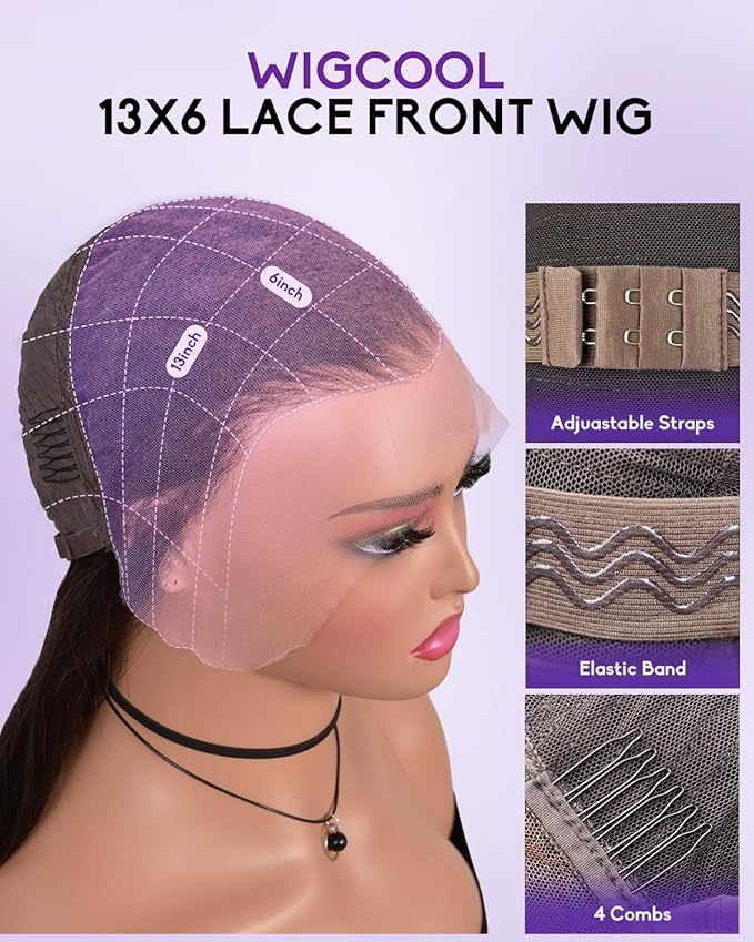 13x6 Lace Front Wigs Human Hair 180 Density Straight Transparent Lace Front Wigs Human Hair Pre Plucked Wigs for Women Glueless Wigs No Synthetic Blend Triple Lifespan 3X 22inch