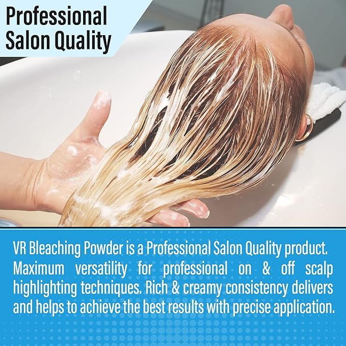 Hair Bleaching Powder for Dark Hair Lightening Blonde Hair Salon Quality Safe at Home (1.05 oz (pack of 3))