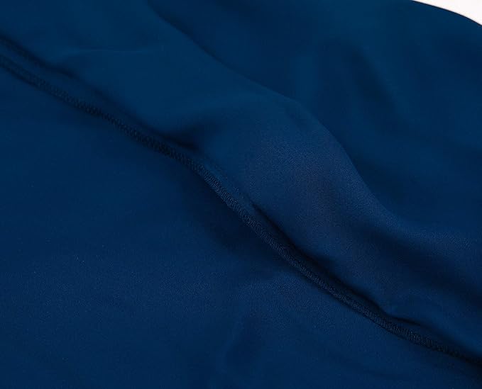 SLPBABY 100% Natural Pure Silk Pillowcase for Hair and Skin, Both Side 19 Momme Silk, Luxury Smooth Satin Pillowcase Cover with Hidden Zipper (Standard(20''x26''), Navy Blue)