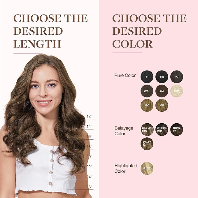 GOO GOO Clip in Hair Extensions Real Human Hair, Remy Human Hair Extensions Clip ins for Women, Natural Human Hair, 14inch 150g 9Pcs, 2/6/2 Balayage Dark Brown to Chestnut Brown