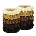 10 Pcs No Damage Hair Ties Thick Hair Elastic Rubber Bands Hair Accessories Scrunchies Seamless for Women
