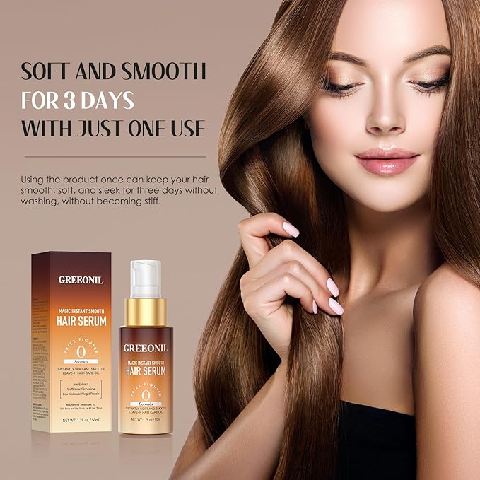 4PCS Hair Serum, Nourishing Treatment for Split Ends and Frizzy Hair