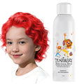 Red Temporary Hair Color Spray for Kids, Silver Instant Colored Hair Dye Alternative for Boys Girls Teens Men Women, Quick Styling for Party Christmas Halloween, Disposable Washable, 150ml
